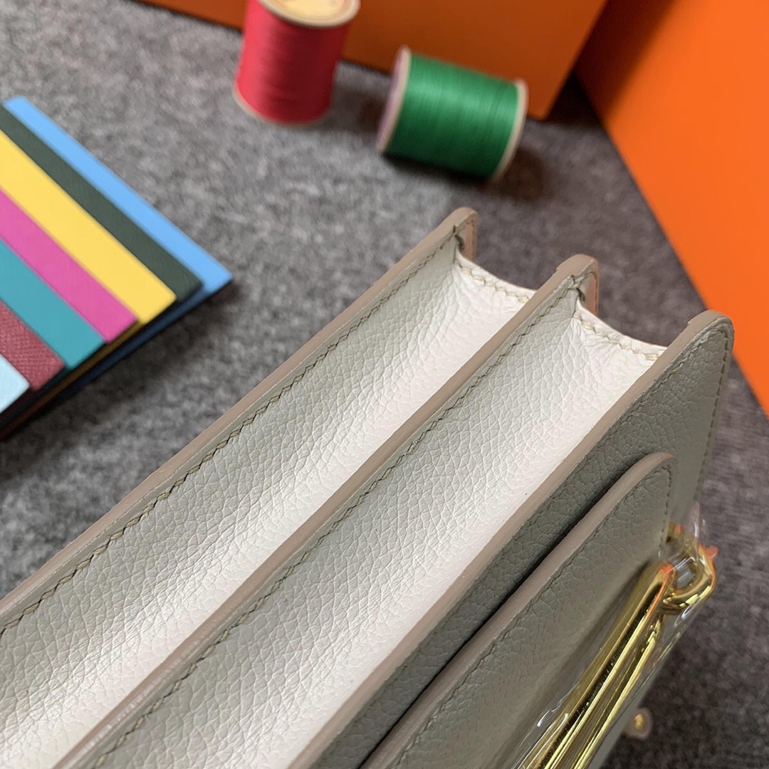 에르메스 룰리스18 화이트 금장 에버컬러